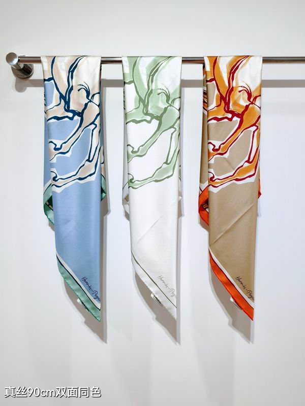 Hermes silk Scarf 90X90cm E032977